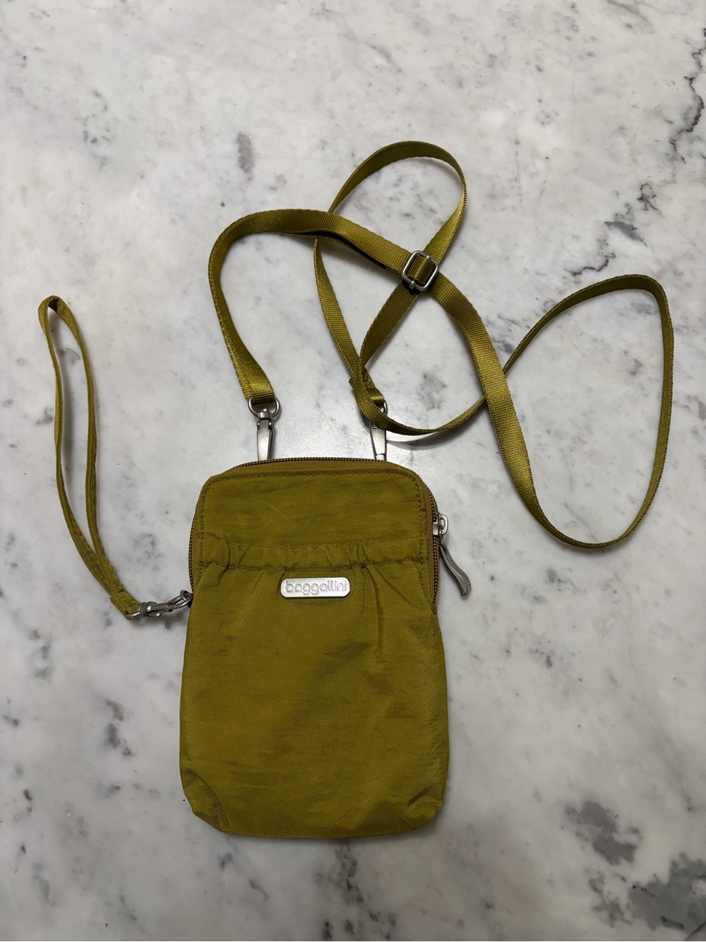 Baggallini Olive Green Crossbody Pouch